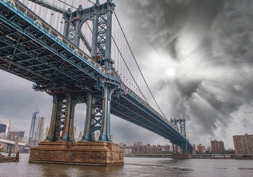 Brooklyn bridge a Manhattan