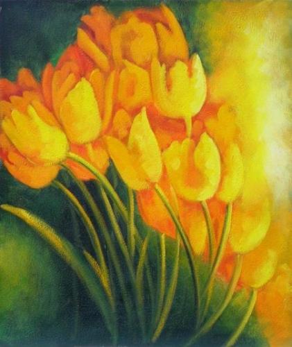 Žluté tulipány