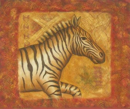 Zebra v běhu