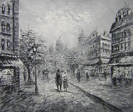 Ulice v černobílém