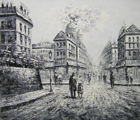 Černobílá ulice