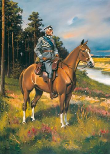 Pilsudski na hnědé klisně