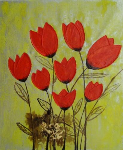 Hrst tulipánů
