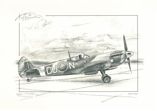 Stíhací letoun Spitfire TE184 DU-N